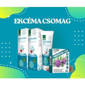   Anita Ekcéma elleni csomagja - 2db Dermaherb krém + 1db Máriatövis-kolin tabletta