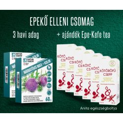   Epekő elleni csomag - 3 havi adag + ajándék Epe-Kefe tea, táplálkozási segédlet és használati segédlet