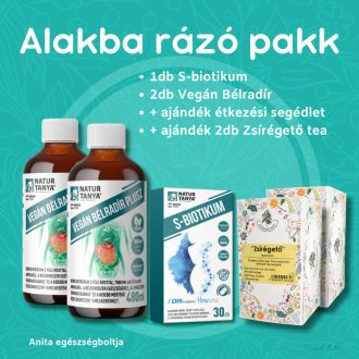   Anita Alakba rázó csomagja - ajándék 2db Zsírégető tea + étkezési segédlet