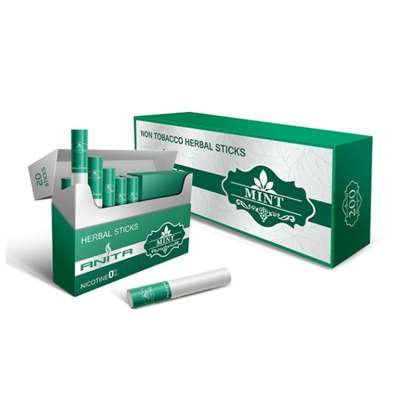 ANITA Mentol ízű nikotinmentes hevítőrúd - 1 karton - 10 doboz + 1 ajándék doboz