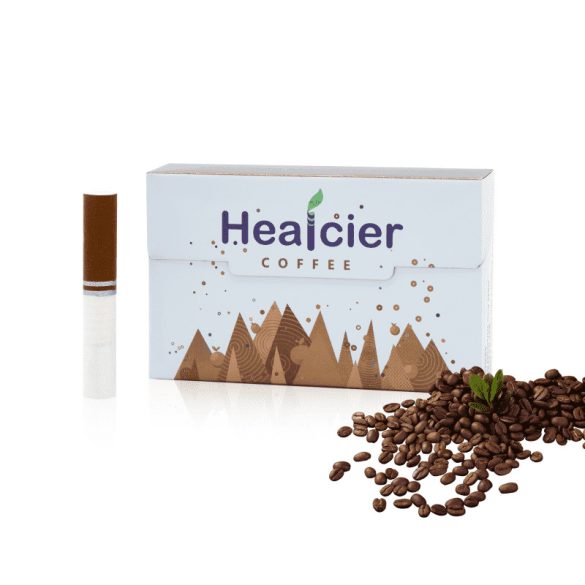 Healcier – kávé ízű nikotinmentes hevítőrúd - 1 doboz
