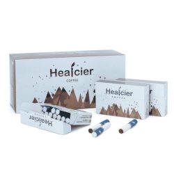   Healcier – kávé ízű nikotinmentes hevítőrúd - 1 karton - 10 doboz + 1 ajándék doboz