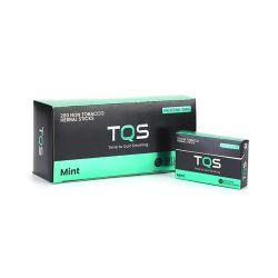   TQS – mentol ízű dohány és nikotinmentes hevítőrúd 1 karton - 10 doboz + 1 ajándék doboz