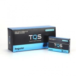   TQS – regular ízű dohány és nikotinmentes hevítőrúd 1karton - 10 doboz + 1 ajándék doboz