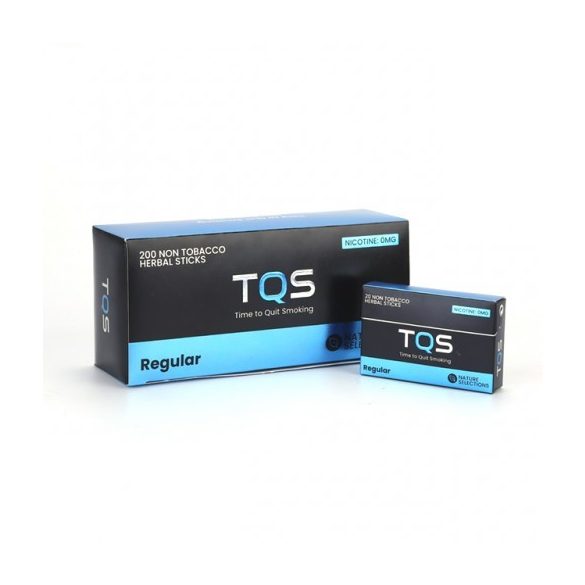 TQS – regular ízű dohány és nikotinmentes hevítőrúd 1karton - 10 doboz + 1 ajándék doboz