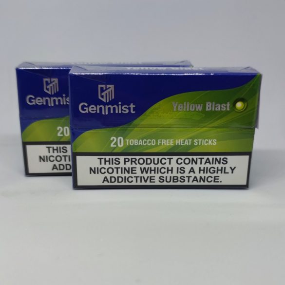 Genmist – citrom ízű dohánymentes nikotinos hevítőrúd 1 doboz