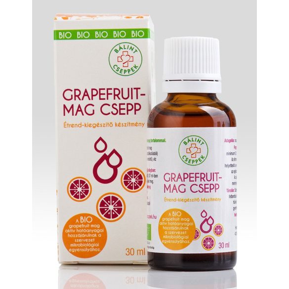 Bálint cseppek Bio grapefruit csepp – 30 ML