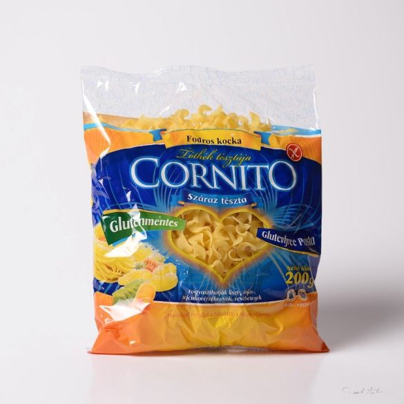 Cornito gluténmentes fodros kocka tészta - 200g 