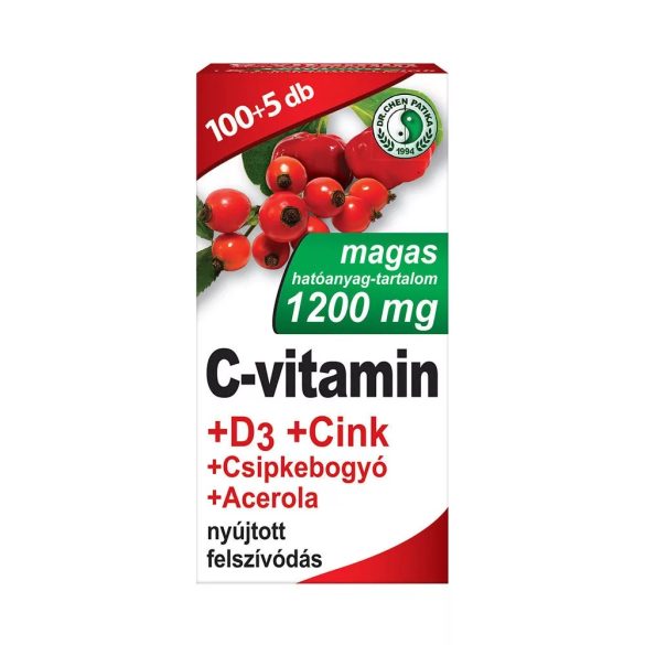 Dr Chen 1200 mg C-vitamin + D3-vitamin - 105 db