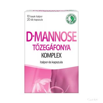   D-MANNOSE TŐZEGÁFONYA KOMPLEX  10 db italpor    20 db kapszula