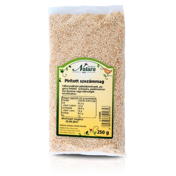 Natura Pirított szezámmag 250 g