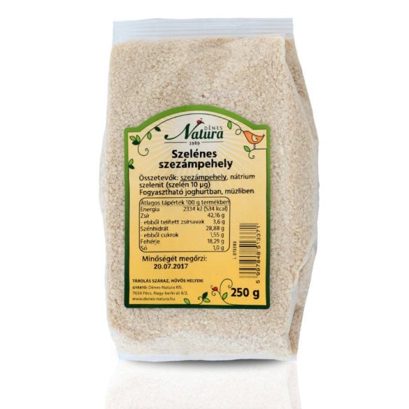 Natura Szelénes szezámpehely 250 g