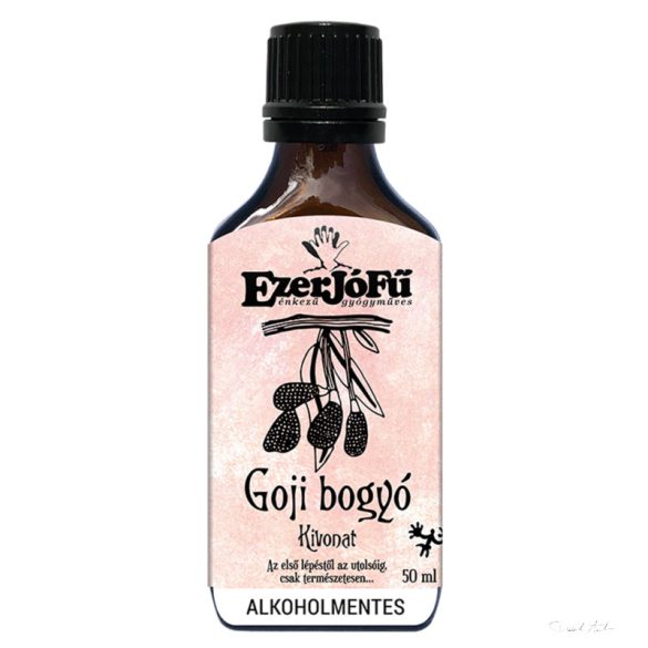 Ezerjófű - EXOTIKUS ALKOHOLMENTES - GOJI BOGYÓ KIVONAT 50 ML