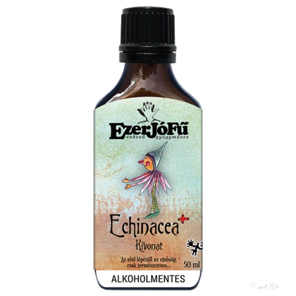 Ezerjófű - ALKOHOLMENTES - ECHINACEA+ KIVONAT 50 ML