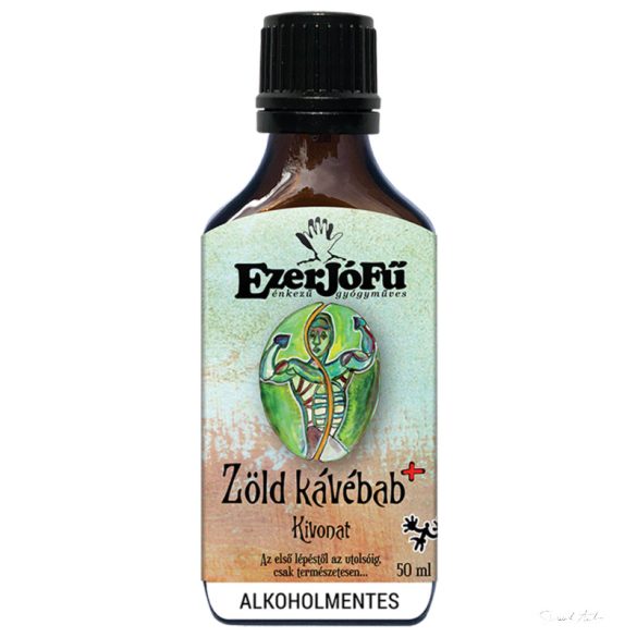 Ezerjófű - ALKOHOLMENTES - ZÖLD KÁVÉBAB+ KIVONAT 50 ML