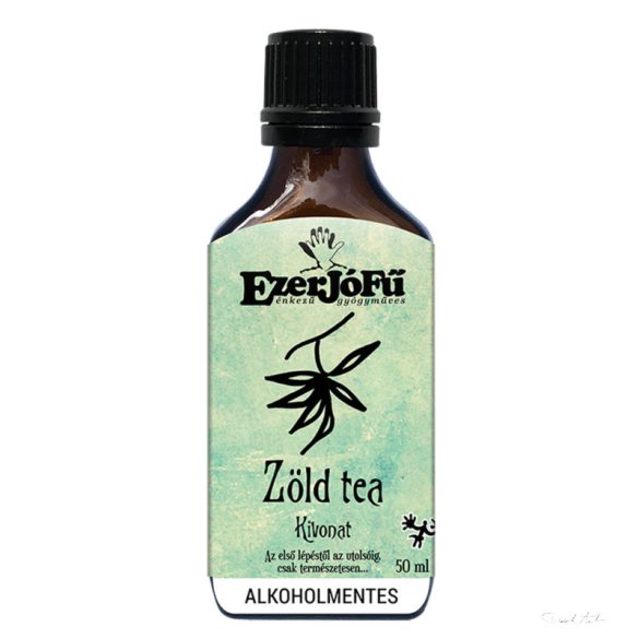 Ezerjófű - MONO ALKOHOLMENTES - ZÖLD TEA KIVONAT 50 ML