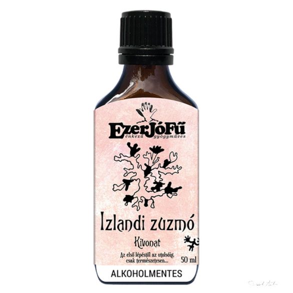 Ezerjófű - EXOTIKUS ALKOHOLMENTES - IZLANDI ZUZMÓ KIVONAT 50 ML