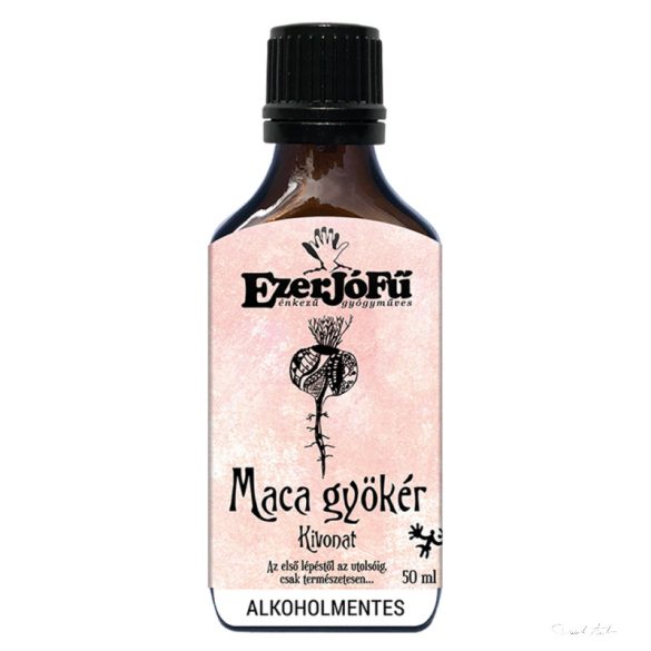 Ezerjófű - EXOTIKUS ALKOHOLMENTES - MACA GYÖKÉR KIVONAT 50 ML