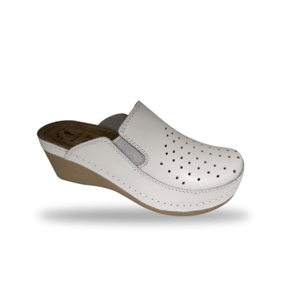 Fratelli Babb anatom - komfort divat papucs D310 bianco
