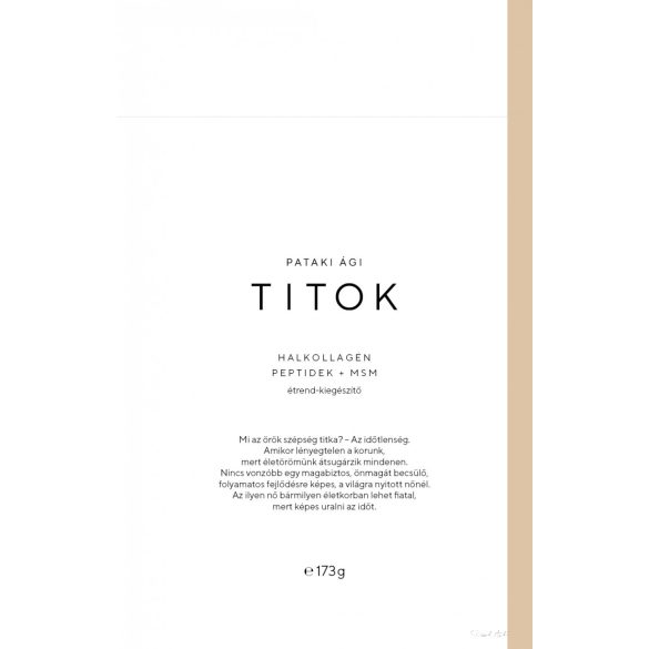 TITOK HALKOLLAGÉN PEPTIDEK + MSM (30 adag)