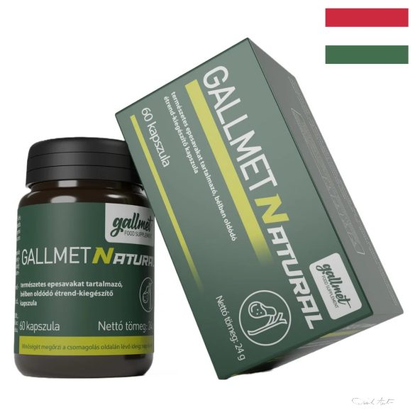 GALLMET-Natural * 60 db epesav kapszula 