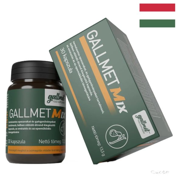 GALLMET-Mix * 30 db epesav és gyógynövény kapszula