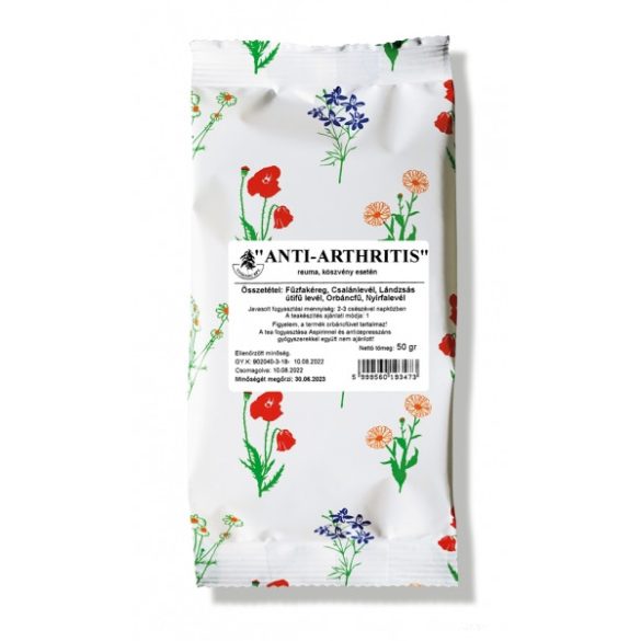 Gyógyfű tea - ANTI-ARTHRITIS (REUMA, KÖSZVÉNY ELLEN) 50 G