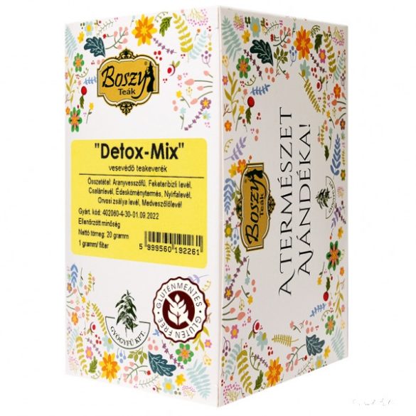 Boszy tea - DETOX - MIX (VESEVÉDŐ) FILTER  20x