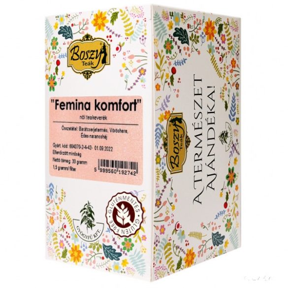 Boszy tea - FEMINA KOMFORT (NŐI TEAKEVERÉK) FILTER   20x