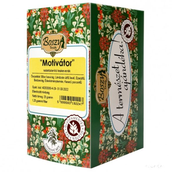 Boszy tea - MOTIVÁTOR FILTER   20x