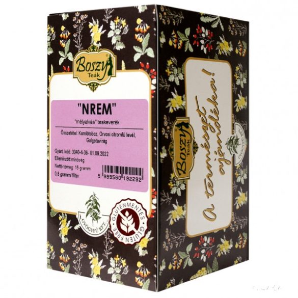 Boszy tea - NREM (MÉLY ALVÁS) FILTER   20x