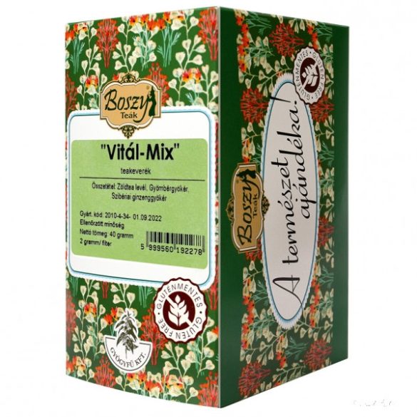 Boszy tea - VITÁL-MIX FILTER  20x