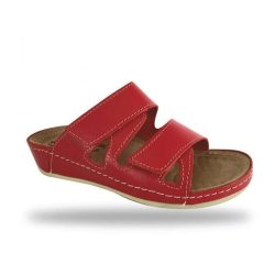 Fratelli Babb bio papucs - komfort papucs D76 Rosso 