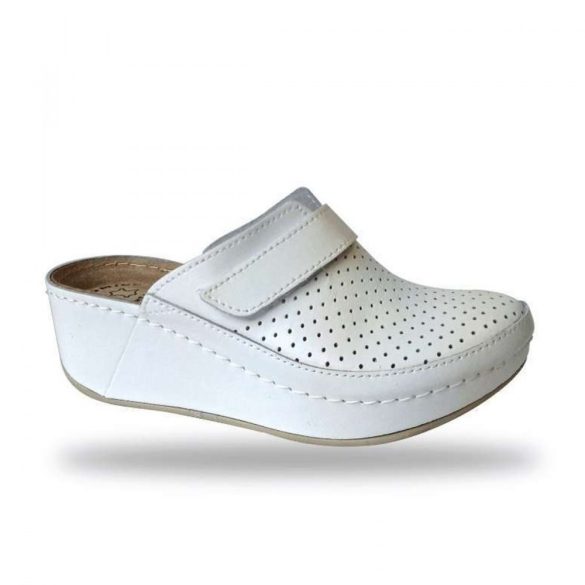Fratelli Babb komfort papucs - divat papucs D130 Bianco 