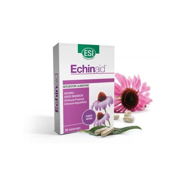 ESI® Echinacea kapszula - Koncentrált, nagy dózisú, és kétféle echinacea kivonat, virág, szár, levél, gyökér 30x