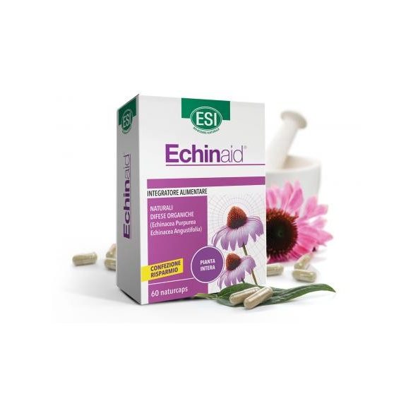ESI® Echinacea kapszula dupla - Echinacea purpurea és E. angustifolia koncentrált, nagy dózisú kivonata. 60x