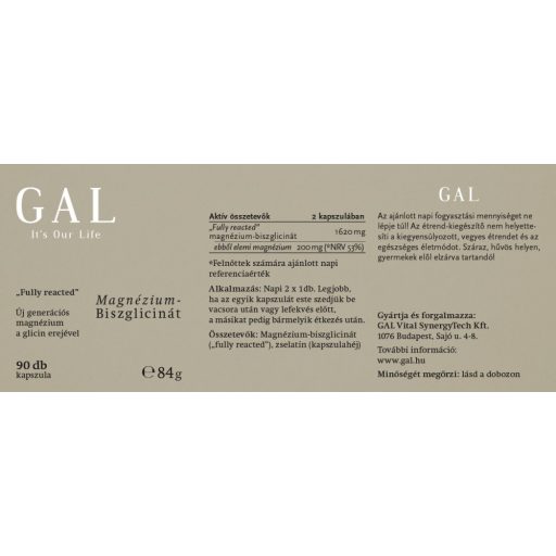 GAL Magnézium-biszglicinát 90x