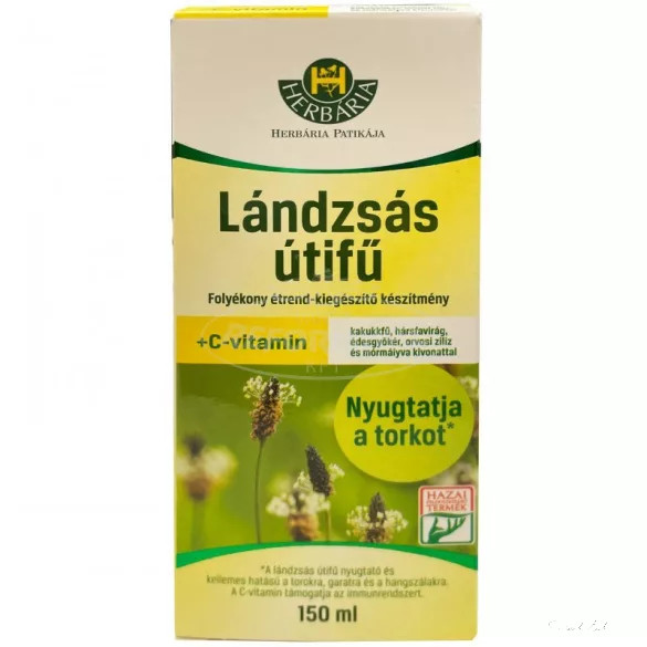 Herbaria lándzsás útifűszirup-150 ml