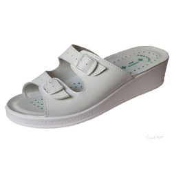   HirschBio1371 - fehér, női SRA csúszásmentes papucs,csak 37-es méret