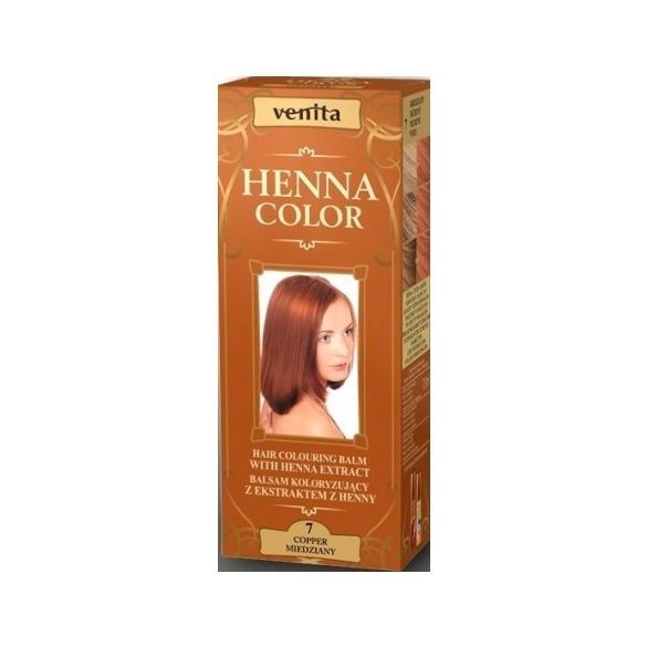 Venita Henna Color hajszínező balzsam 7 Rézvörös 75ml