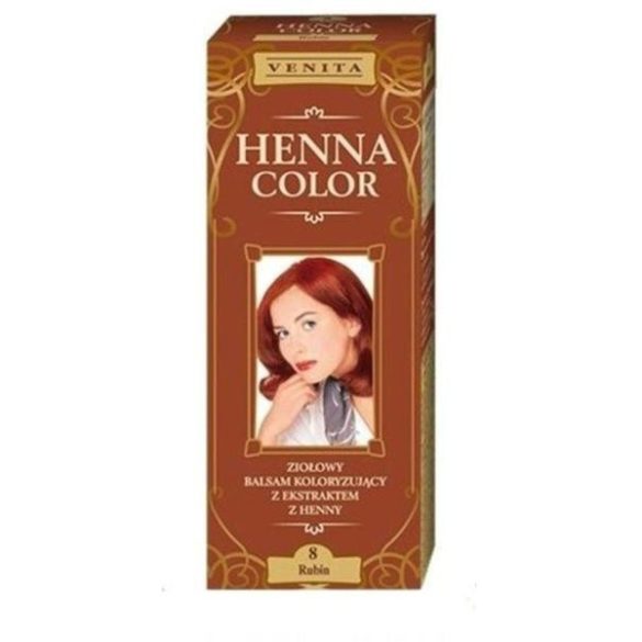 Venita Henna Color hajszínező balzsam 8 Rubinvörös 75ml