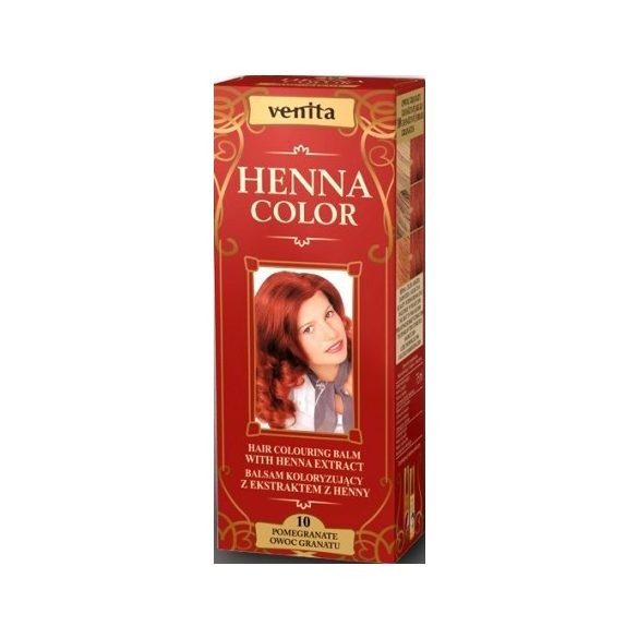  Venita Henna Color hajszínező balzsam 10 Gránát vörös 75ml