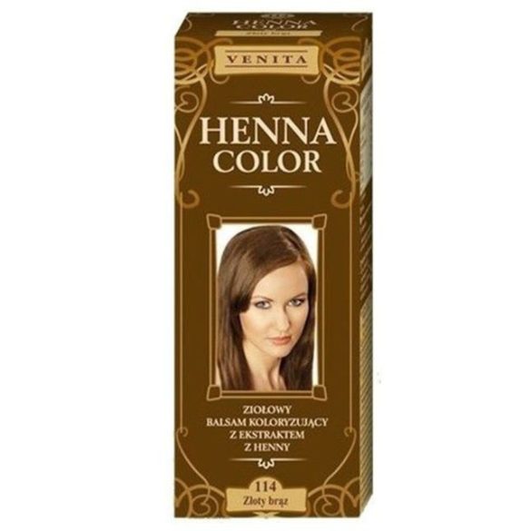 Venita Henna Color hajszínező balzsam 114 Aranybarna 75ml