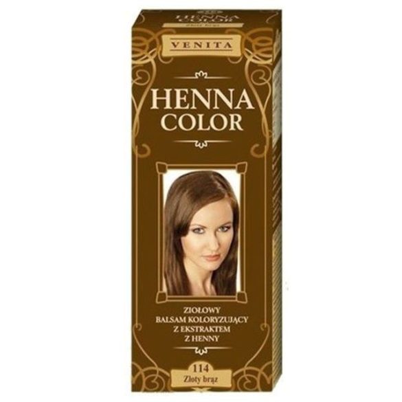 Venita Henna Color hajszínező balzsam 114 Aranybarna 75ml