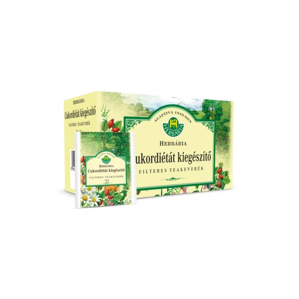 Herbária Cukordiétát kiegészítő filteres teakeverék 20db