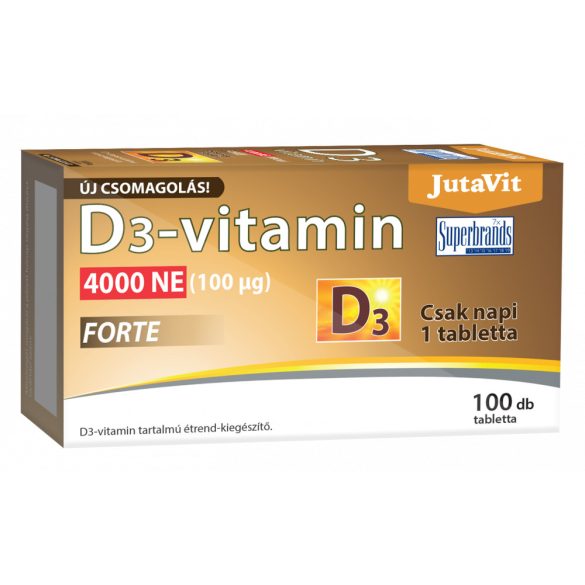 JutaVit D3-vitamin 4000NE (100μg) 100x