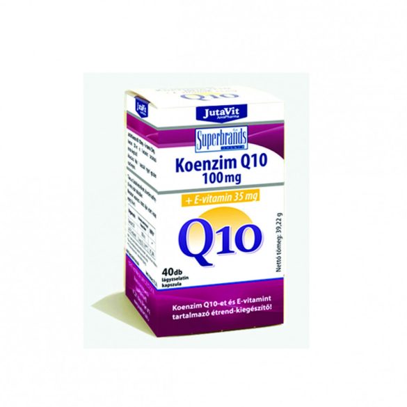 JutaVit Koenzim Q10 100mg +E-vitamin 35mg, 40db