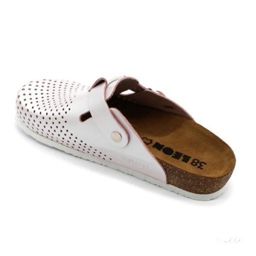 Leon 4250 comfort női bőr klumpa- perla