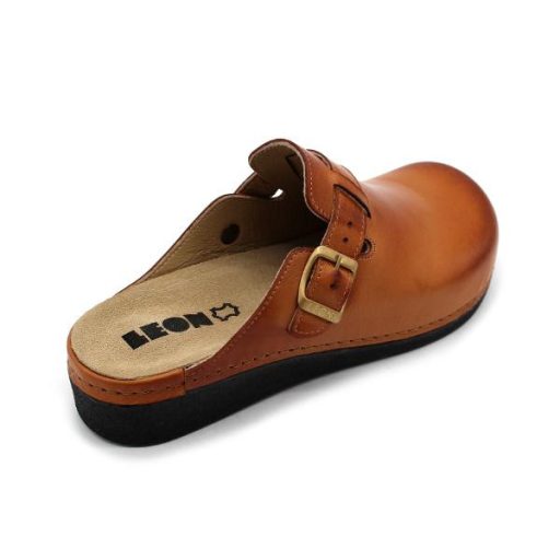 Leon 5000 comfort női bőr klumpa - barna