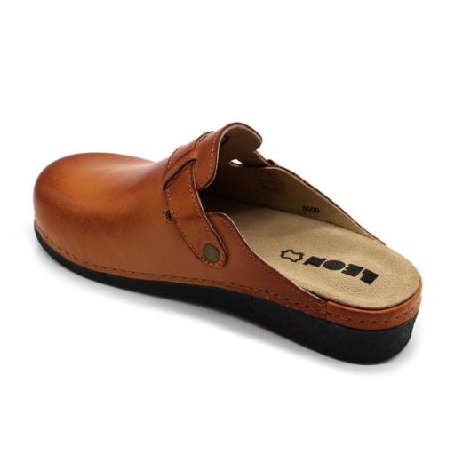 Leon 5000 comfort női bőr klumpa - barna